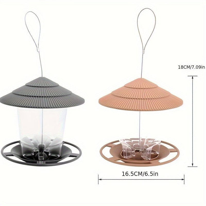 Mushroom-Shaped Bird Feeding Station – Handy and Decorative for Gardens and Outdoor Spaces