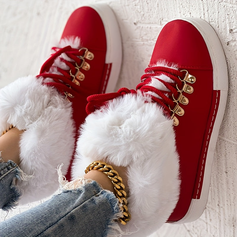 Isabelle Fluffy Boots - For Winter Warmth and Comfort