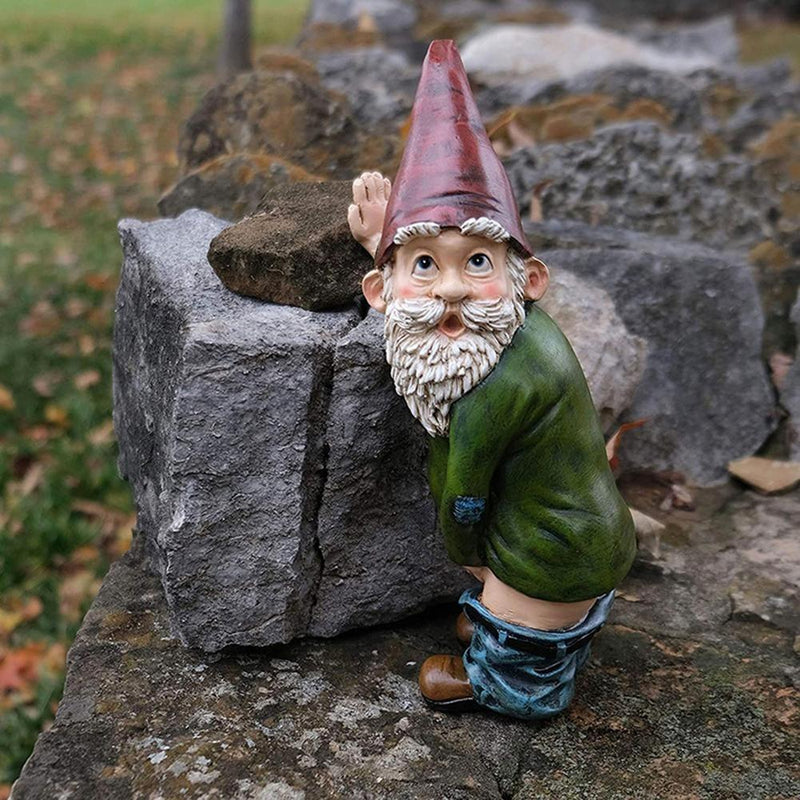 Naughty Gnome Wall Decoration - Cheerful and Playful
