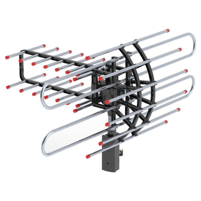 Outdoor TV Antenna 360° – Long Range & Signal Amplification