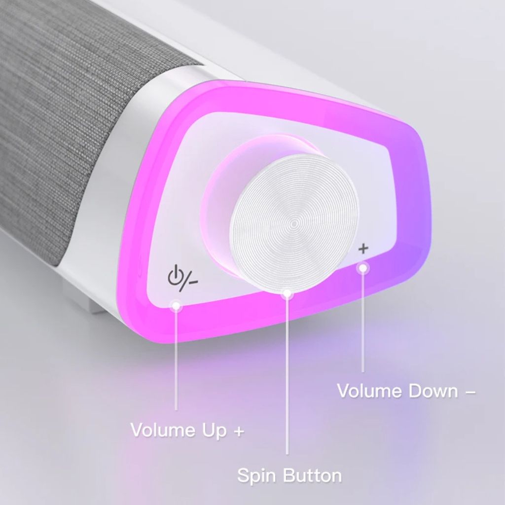 SonicBeam Gaming Soundbar – Dynamic Sound with LED Atmosphere