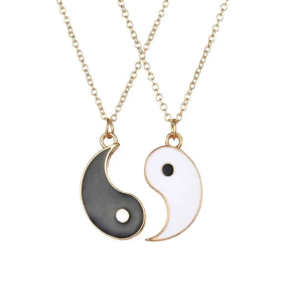 Yin-Yang Friendship Necklace - For a Balanced Friendship on Valentine's Day