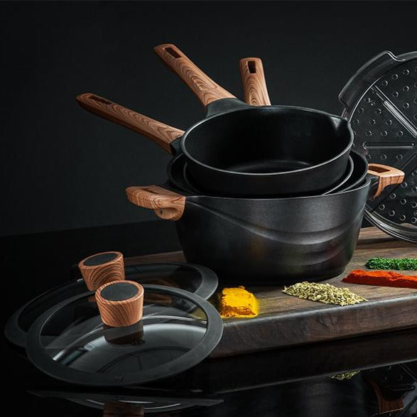 CookMaster Cooking Pots Set - Sturdy and Multi-Functional Cookware Set