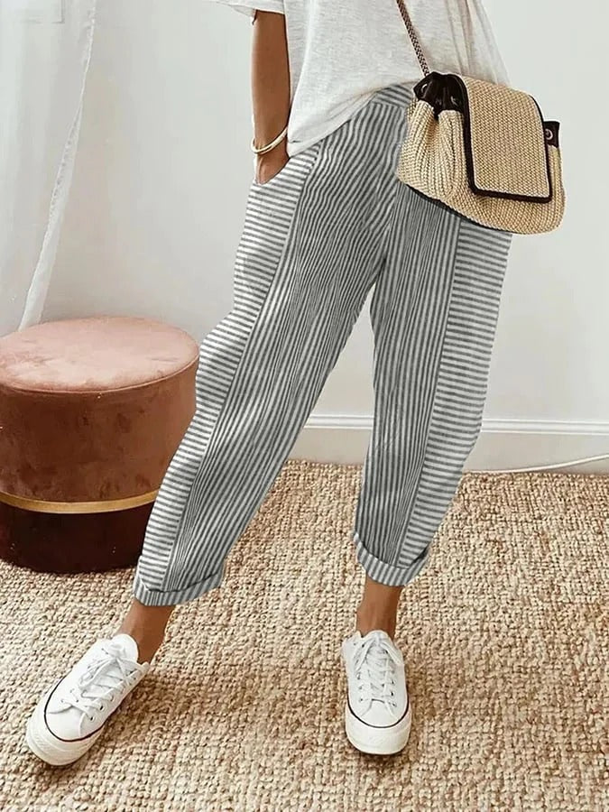 Mila Striped Pants – For a trendy and comfortable look