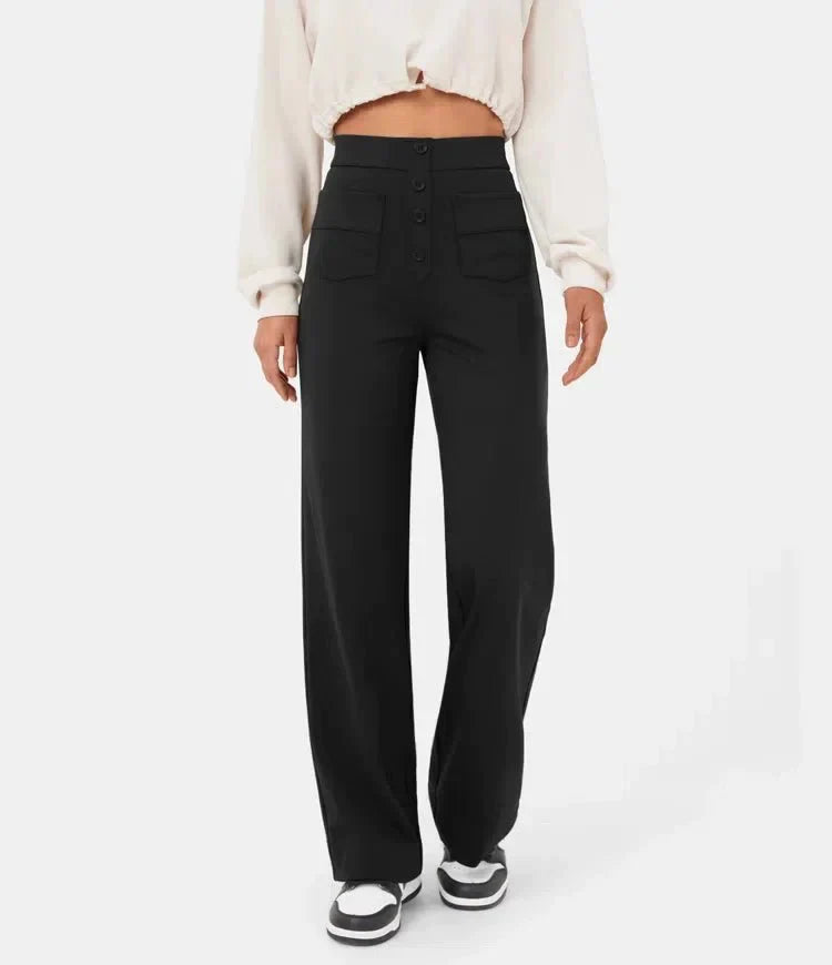 Lotte High-Waist Pants – Stylish, Comfortable, and Casual