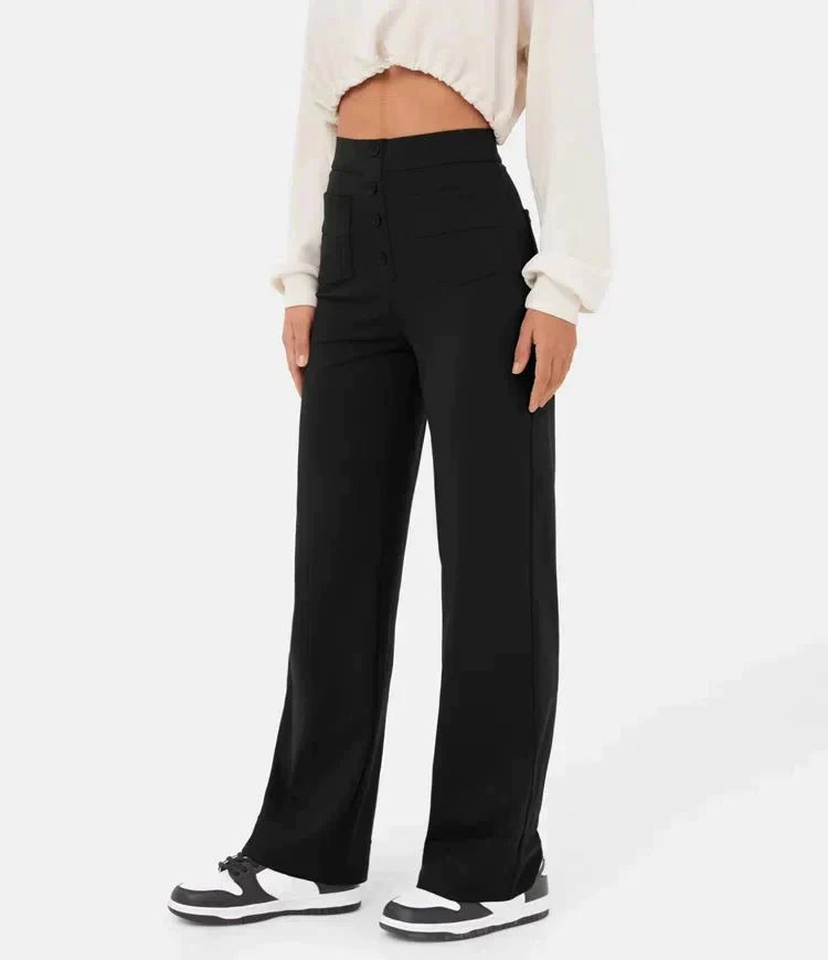 Lotte High-Waist Pants – Stylish, Comfortable, and Casual