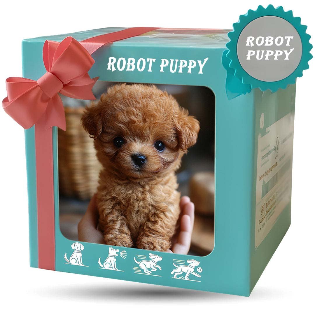 Ultrarealistic Robot Puppy – Interactive Cuddly Companion for Young and Old