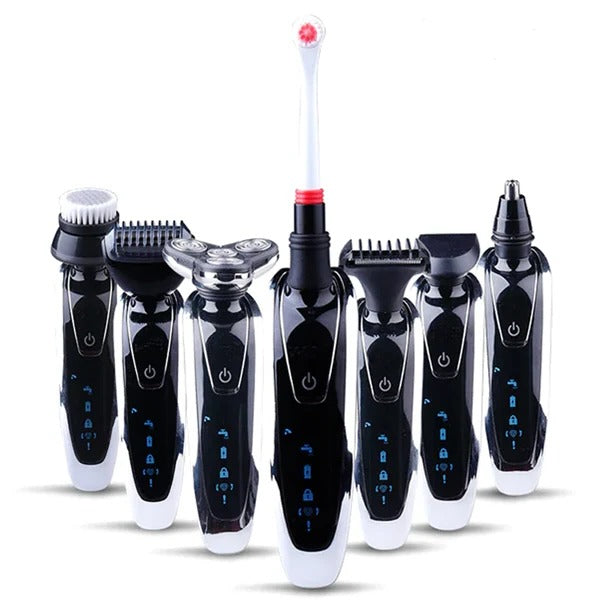 Complete 7-in-1 Shaving and Trimming Set – Flexible and Efficient