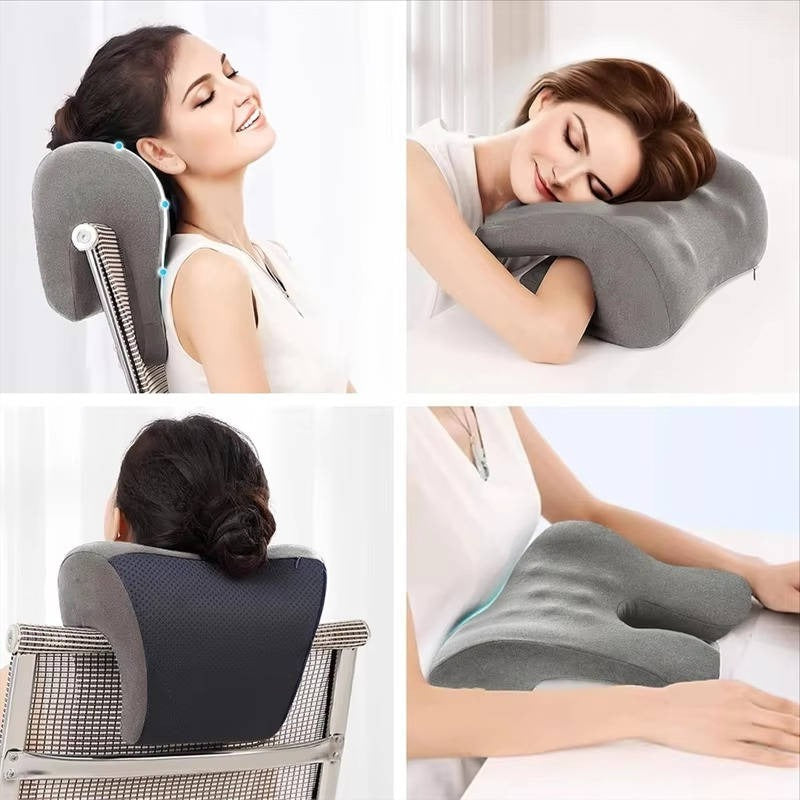 Ergonomic Head and Neck Cushion – Comfortable Working and Relaxing