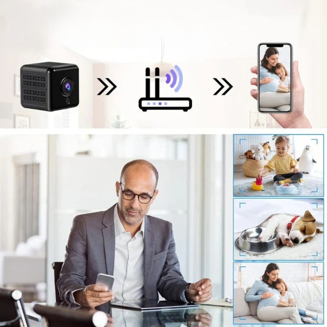Wireless Mini Security Camera – Compact and Smart for Home Surveillance