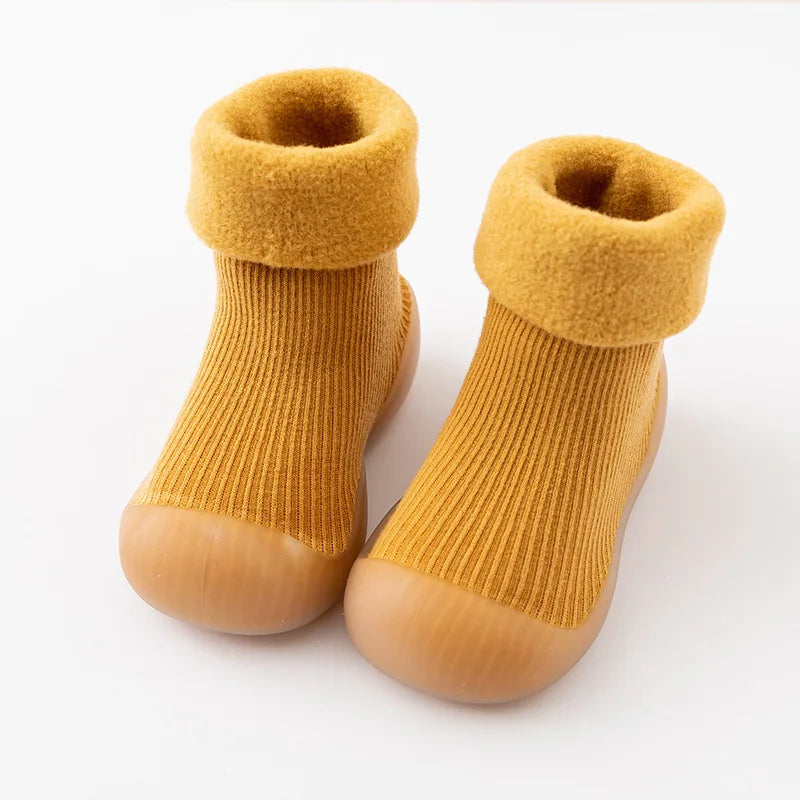Comfortable Toddler Sock Shoes with Non-Slip Sole – Safe and Warm