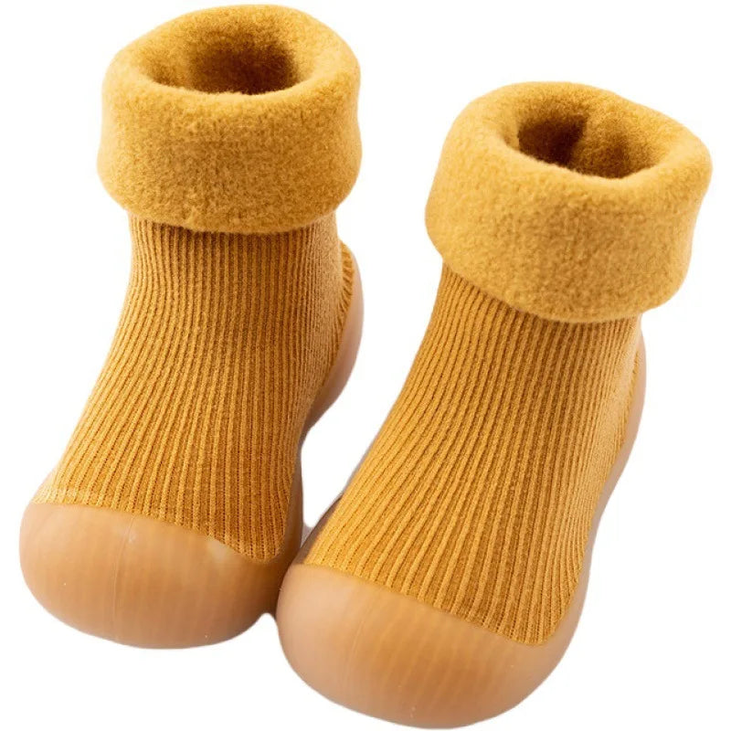 Comfortable Toddler Sock Shoes with Non-Slip Sole – Safe and Warm