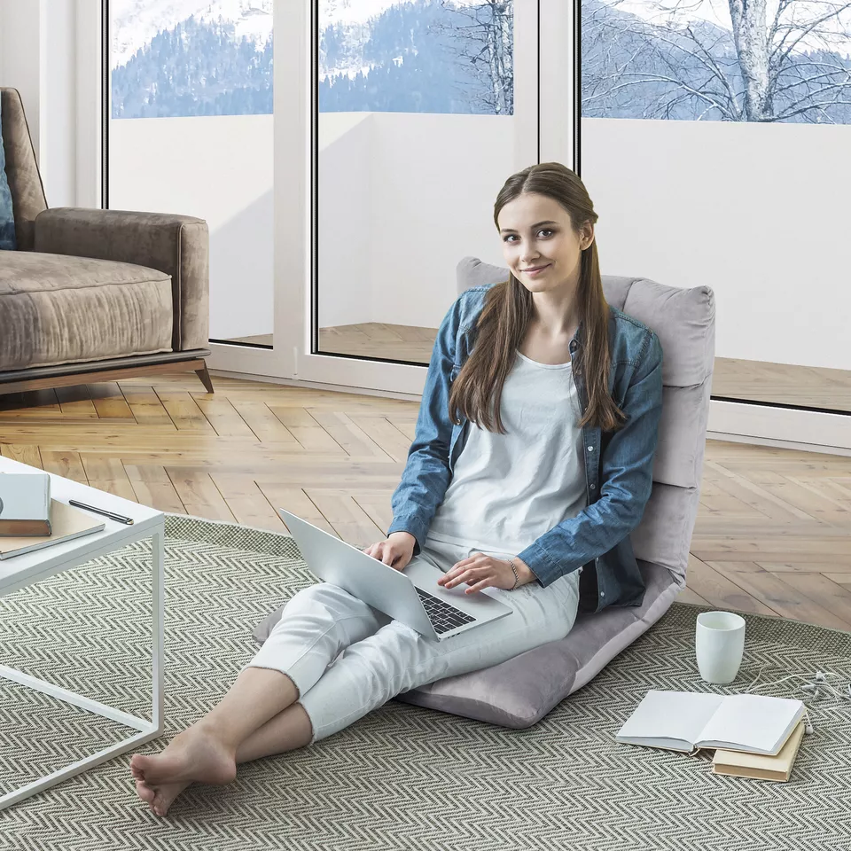 FlexiLounge 14 – Adjustable Floor Chair with Ultimate Comfort