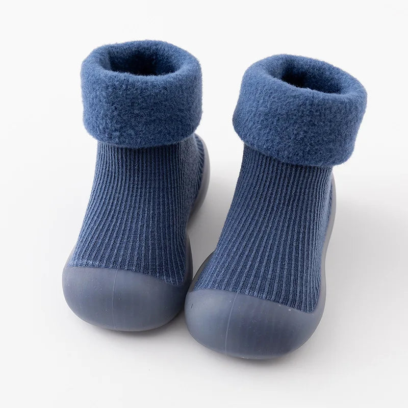 Comfortable Toddler Sock Shoes with Non-Slip Sole – Safe and Warm
