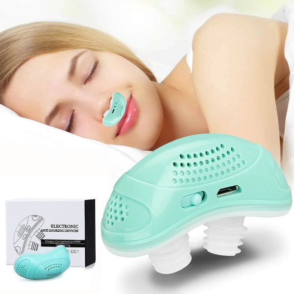 BreatheEase Mini CPAP Sleep Apnea Device – Compact Anti-Snoring Solution for Improved Sleep