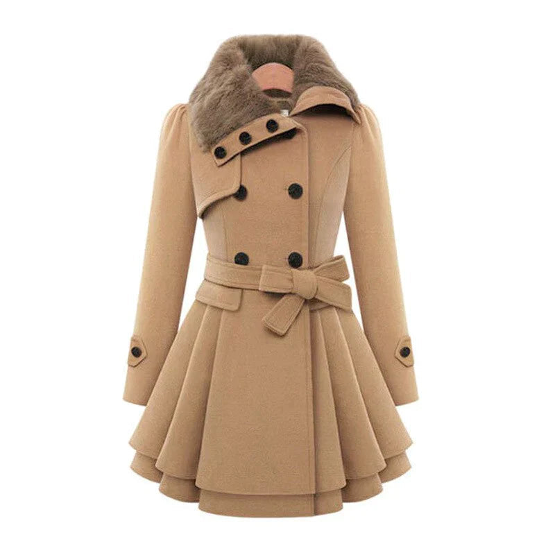 Sophia's Elegant Coat - For Stylish Days and Comfort