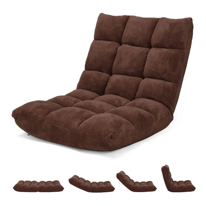 FlexiLounge 14 – Adjustable Floor Chair with Ultimate Comfort