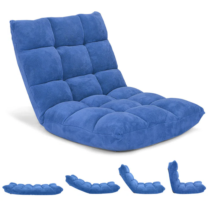 FlexiLounge 14 – Adjustable Floor Chair with Ultimate Comfort