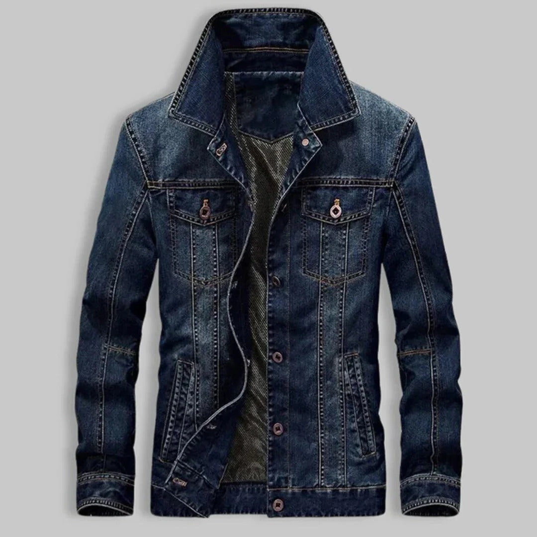 Urban Denim Men's Jacket – Robust and Timeless Design