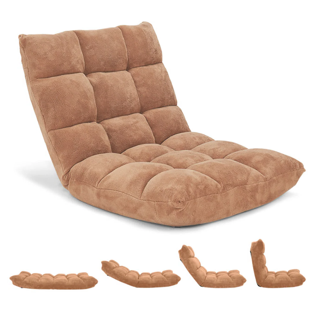 FlexiLounge 14 – Adjustable Floor Chair with Ultimate Comfort