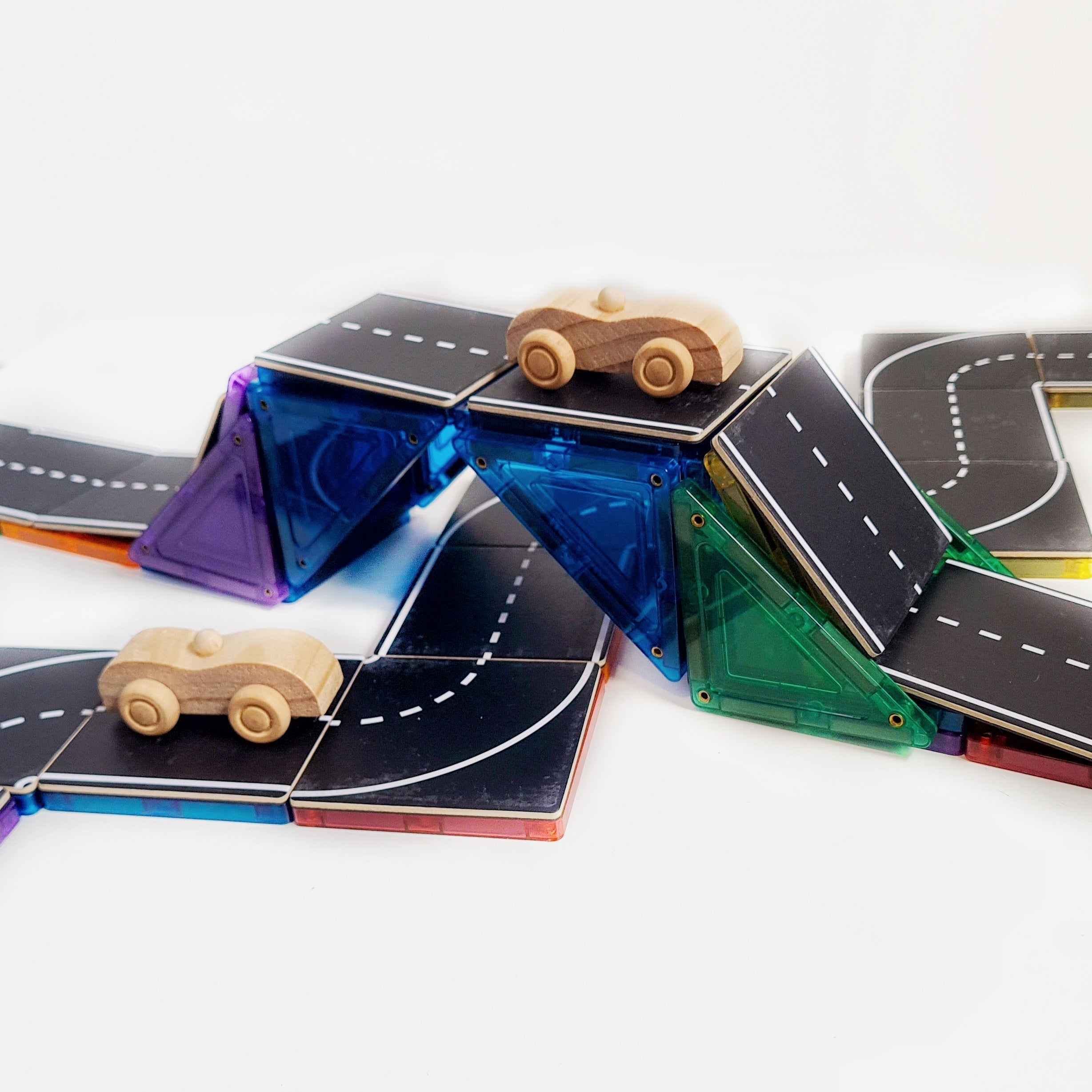 Magnetic Path Tiles - Creative Building Set for Kids