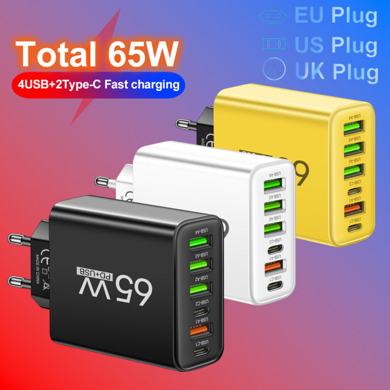 ChargePro Multi-USB Fast Charger – Safe Power Solution for Home and Travel