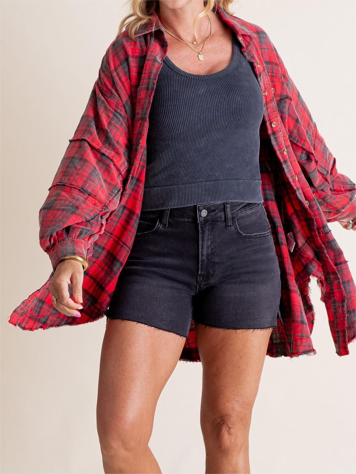 Sarah Casual Overshirt - Comfortable and Stylish