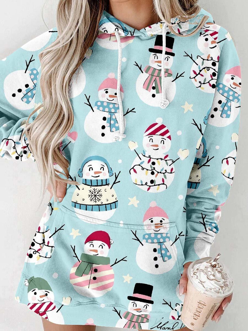 Snowman Hoodie – Warmth and Joy