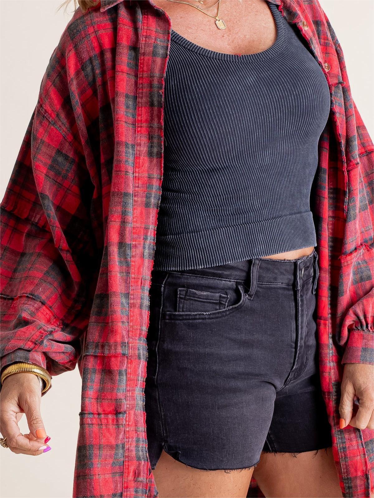 Sarah Casual Overshirt - Comfortable and Stylish
