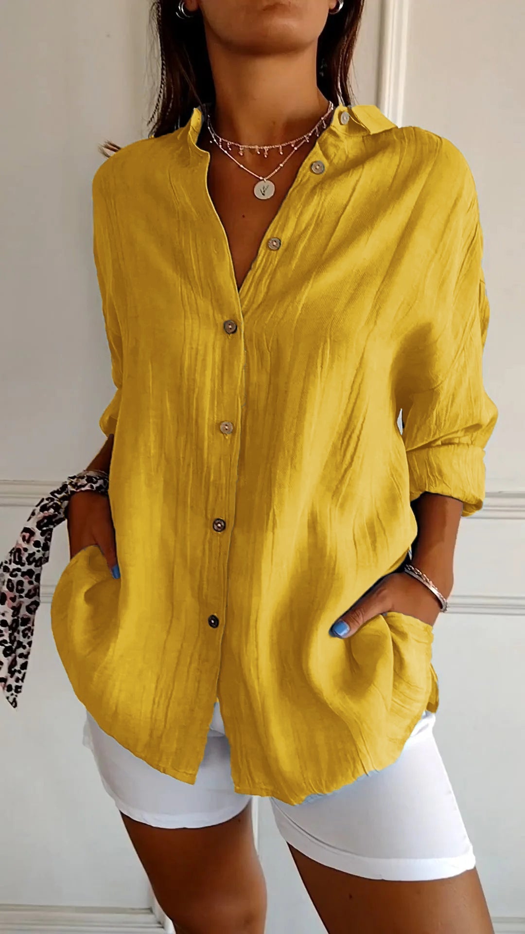 Elegant Summer Linen Blouse – Where Comfort Meets Style