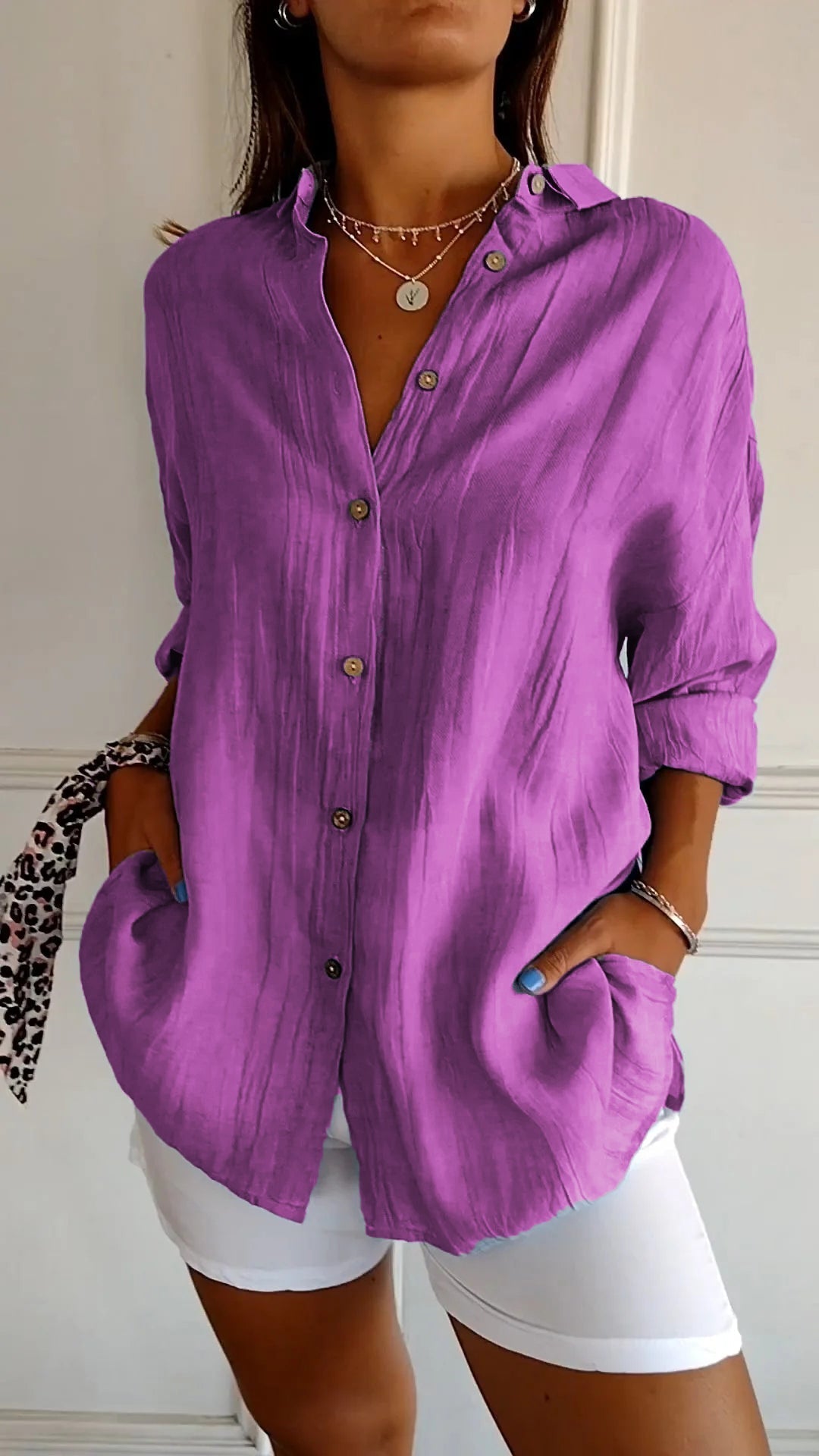 Elegant Summer Linen Blouse – Where Comfort Meets Style