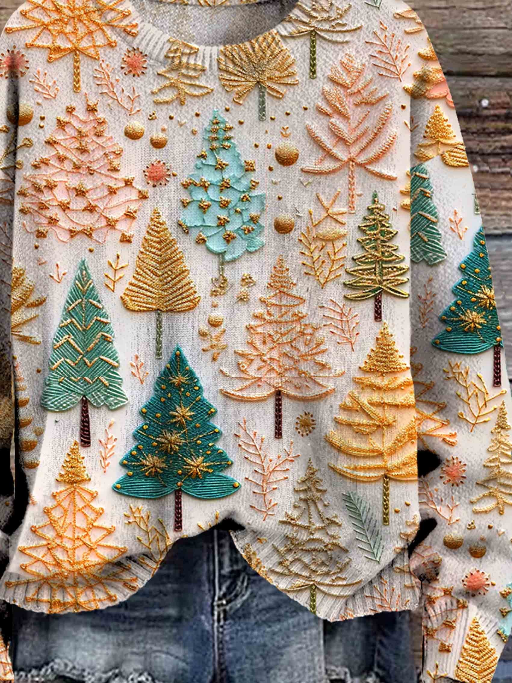 Mila Knitted Christmas Sweater - For a Festive and Cozy Atmosphere