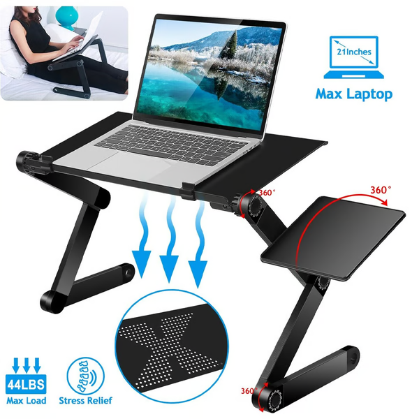 Ergonomic Adjustable Laptop Stand – Lightweight & Multifunctional