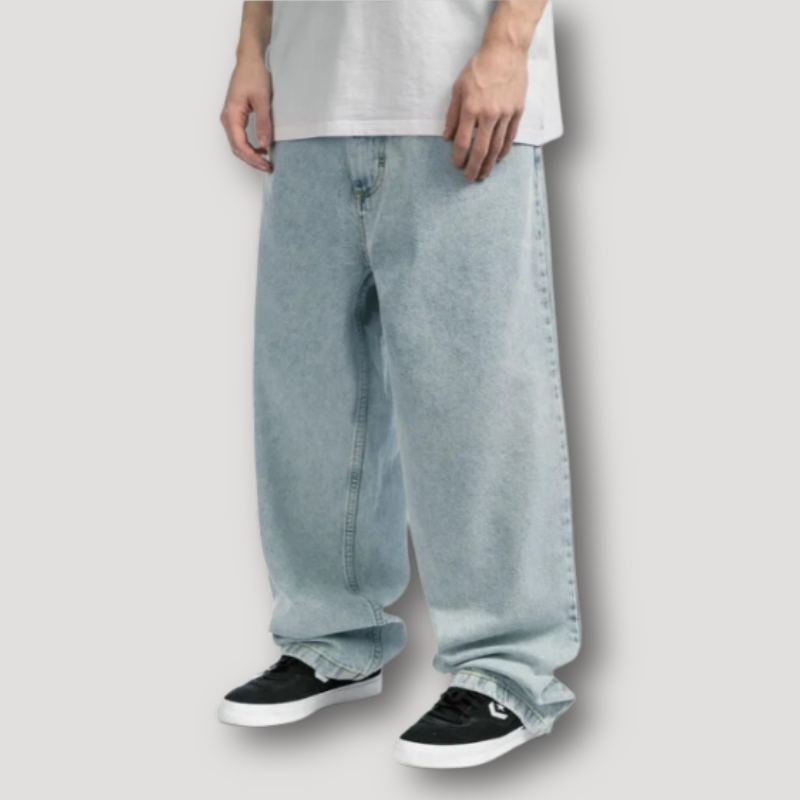 Cool Baggy Denim Jeans for Men – Relaxed Fit and Urban Look