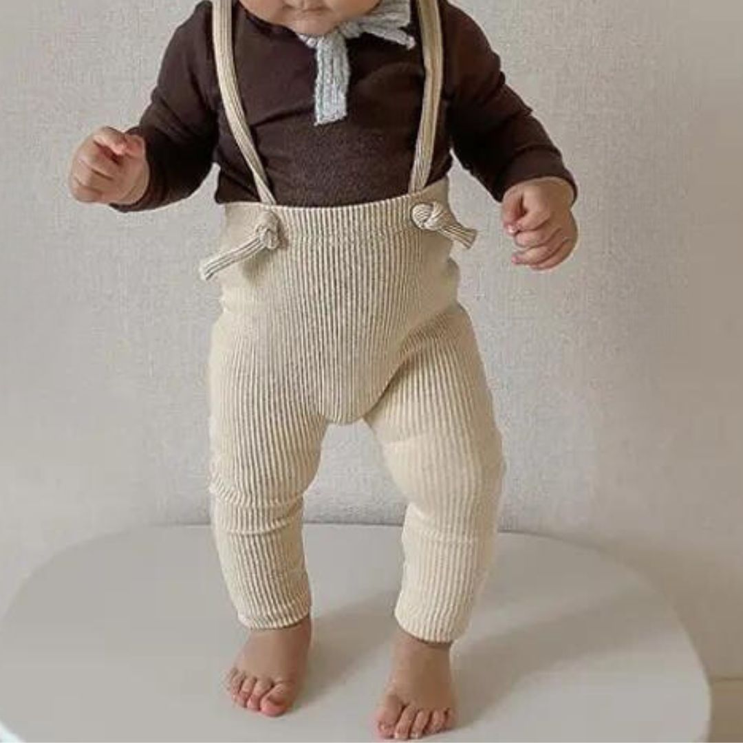 Cozy Baby Rib Pants - Comfortable and Stylish for Little Ones
