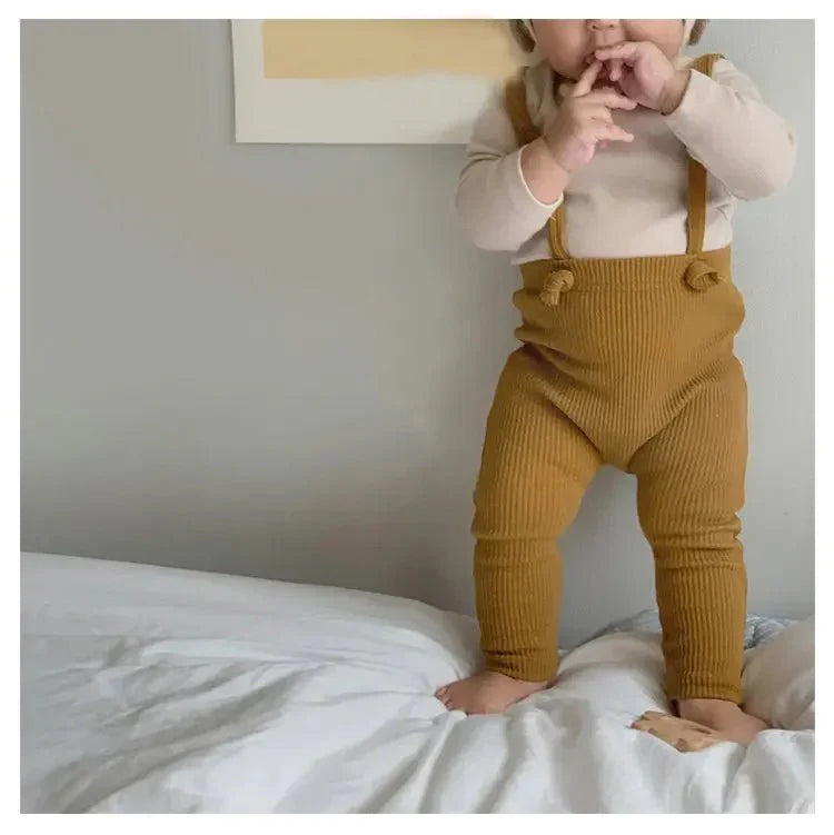 Cozy Baby Rib Pants - Comfortable and Stylish for Little Ones