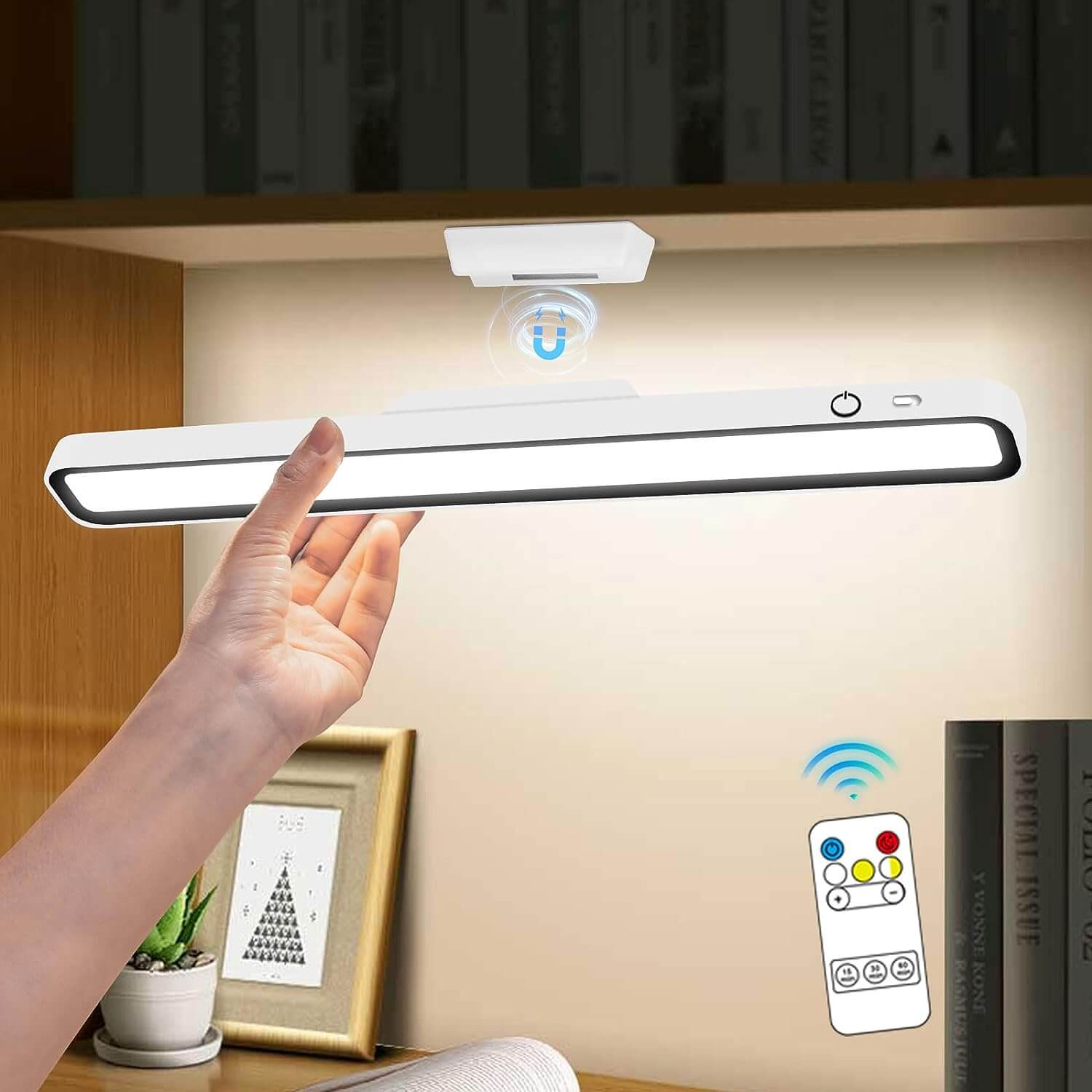 Wireless Rechargeable LED Lamp - Adjustable and Dimmable