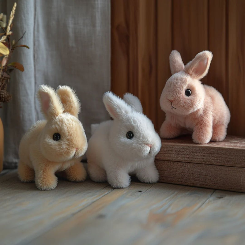 Interactive Cuddly Bunny – Soft and Lifelike Playmate