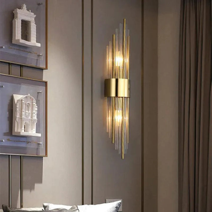 Celestia Wall Lamp – Luxury Crystal Design for Atmospheric Interiors