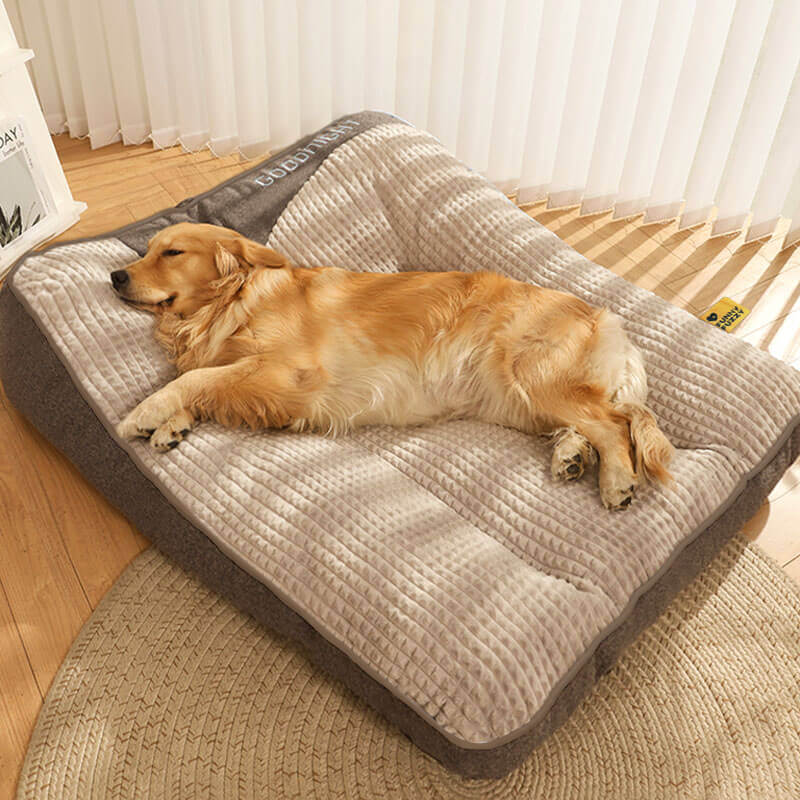 Orthopaedic Dog Bed with Headrest – Luxury and Comfort