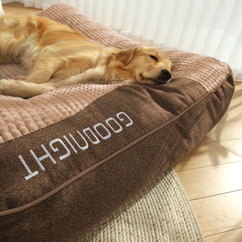 Orthopaedic Dog Bed with Headrest – Luxury and Comfort