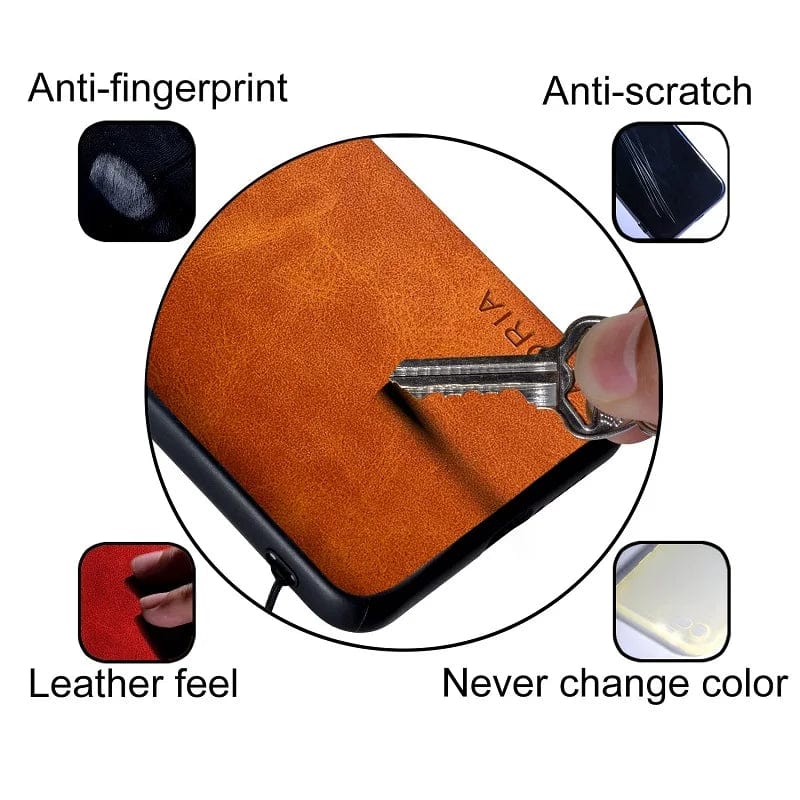 Exclusive Leather Phone Case – Elegant and Slim for Daily Use
