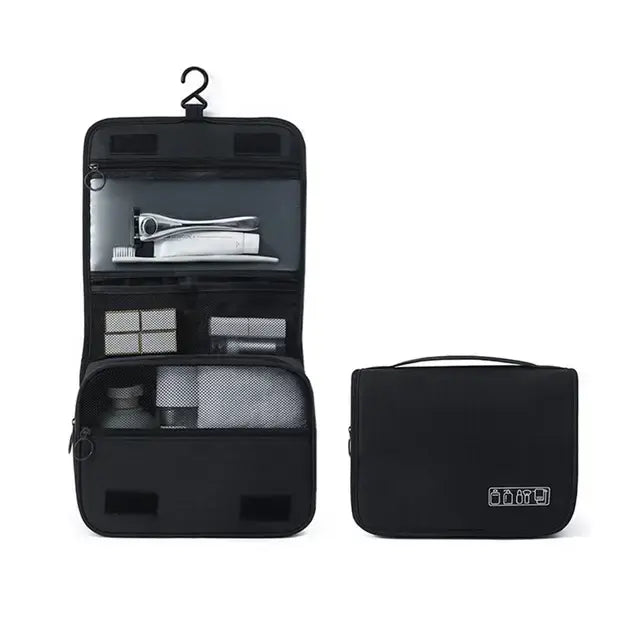 CompactCare Toiletry Bag – Foldable, Water-Resistant, and Practical for Travel