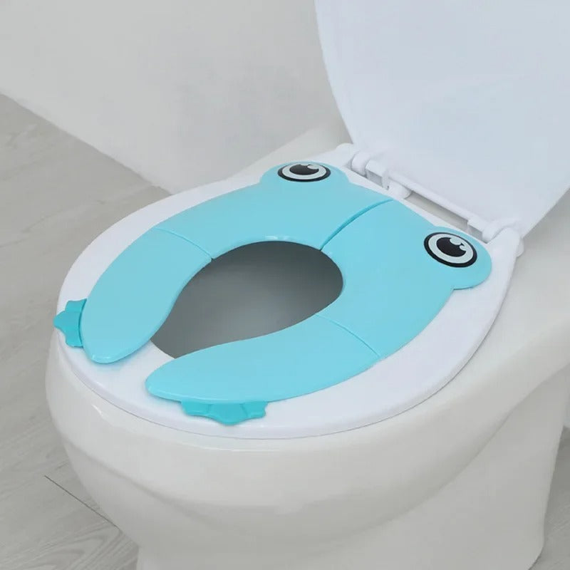 Froggie Kids Toilet Trainer – Foldable Potty Seat for On-the-Go