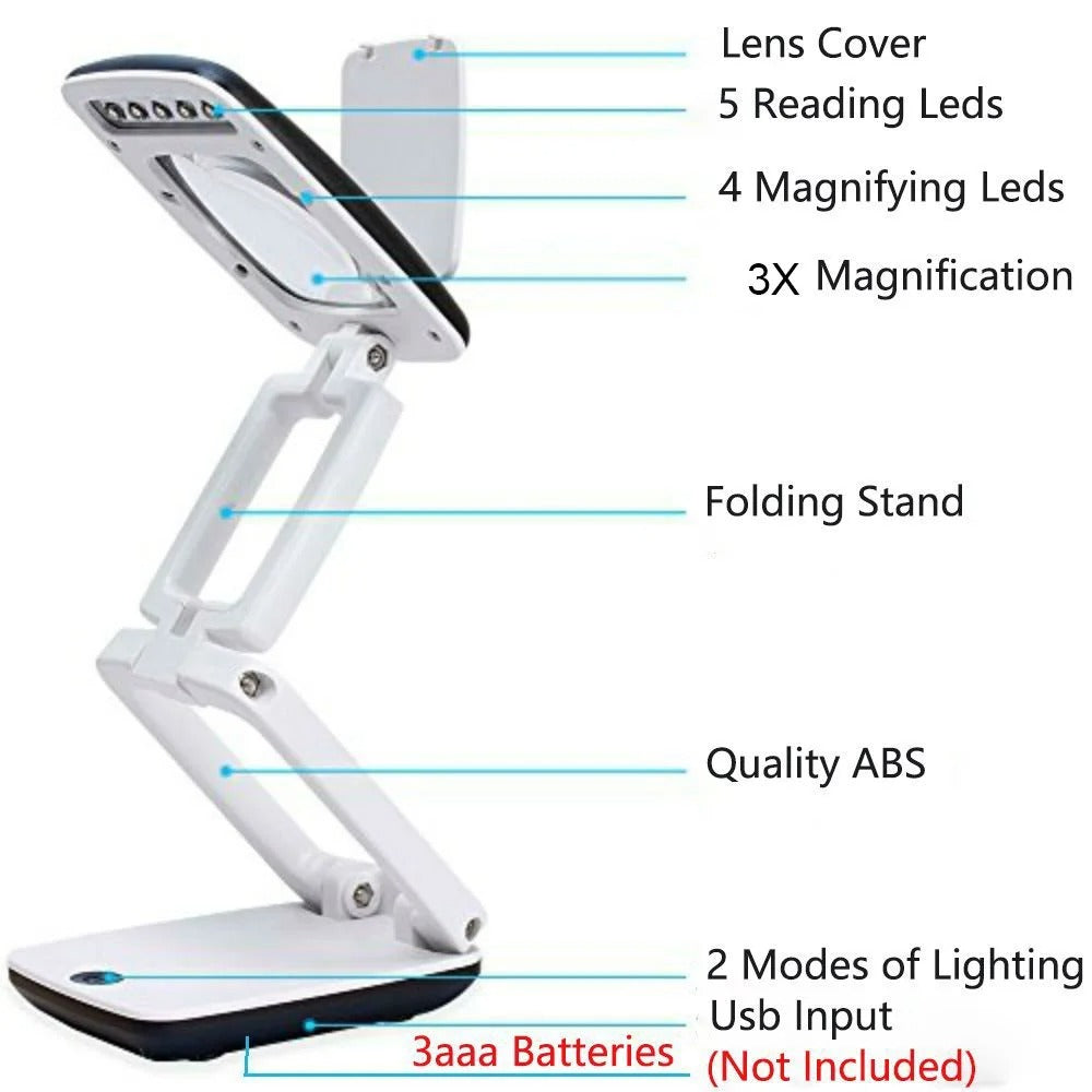 BrightView Magnifying Lamp – Clear Reading and Comfortable Working