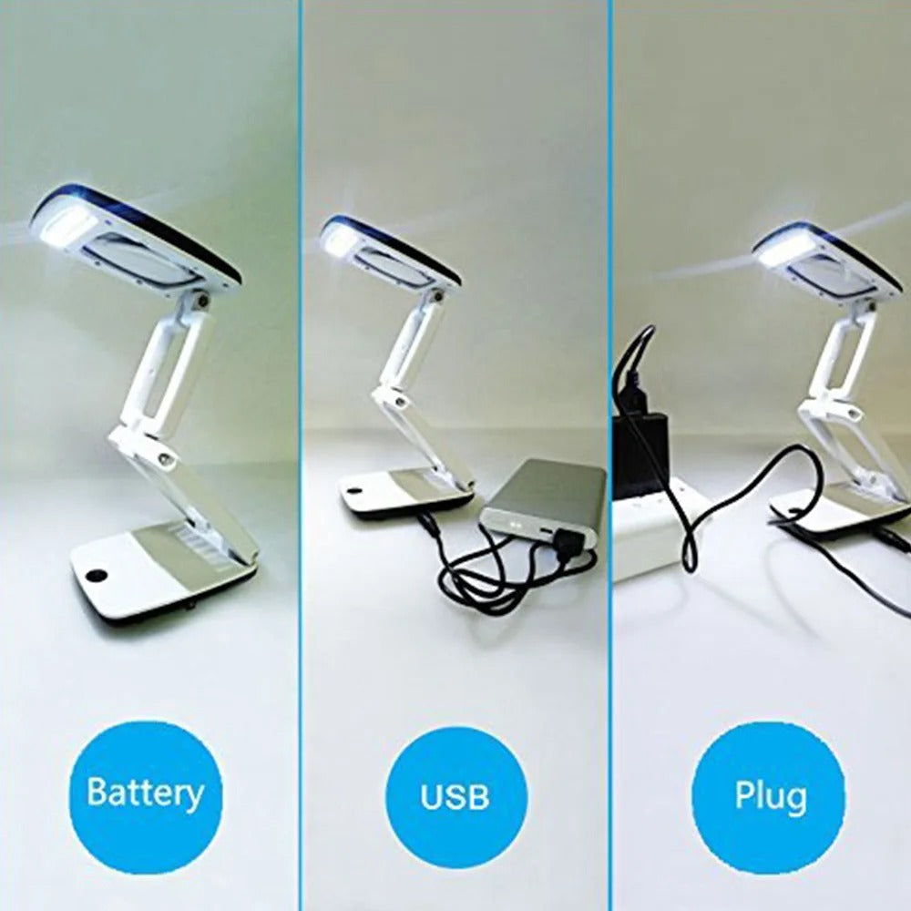 BrightView Magnifying Lamp – Clear Reading and Comfortable Working