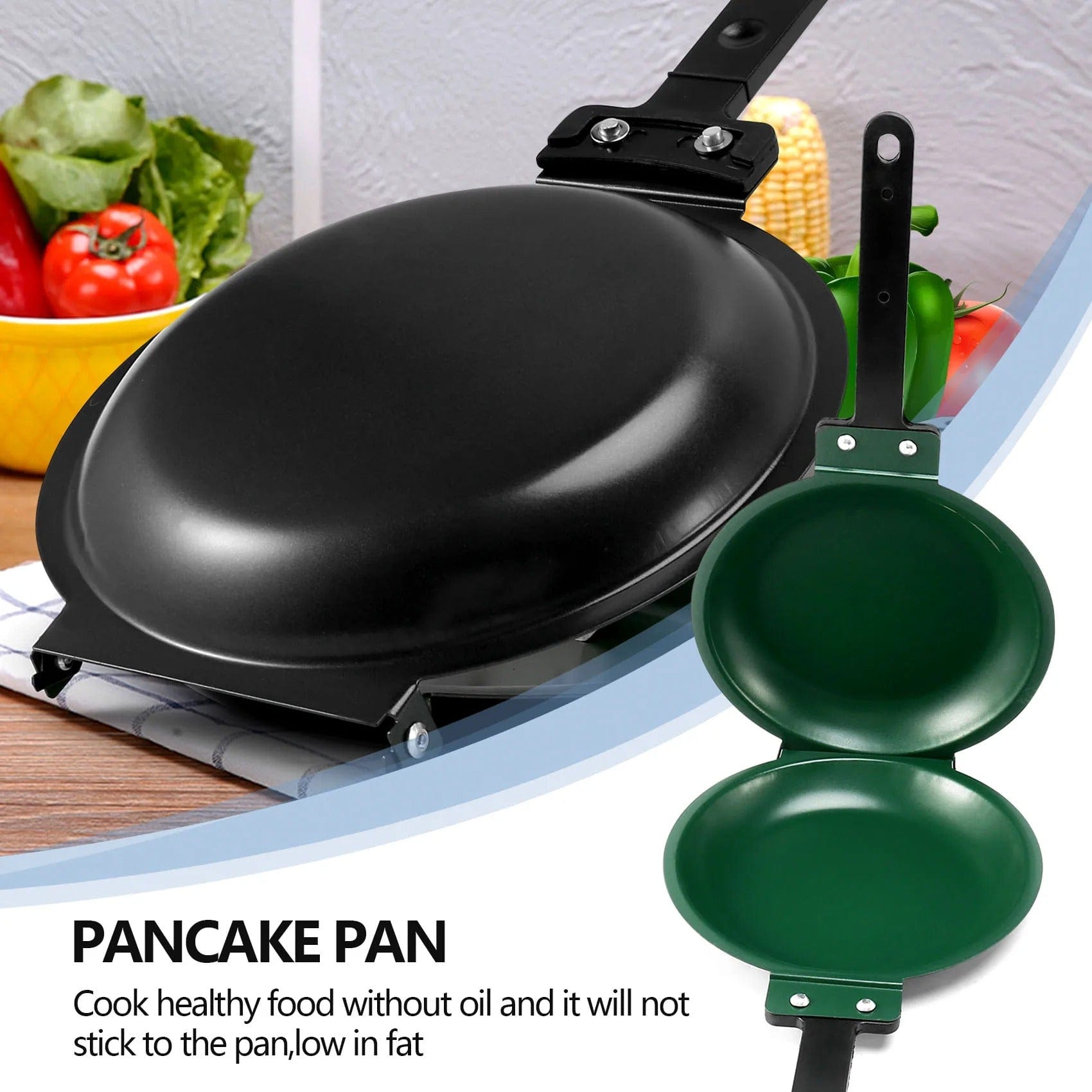 ChefCook - Double-Sided Non-Stick Pan