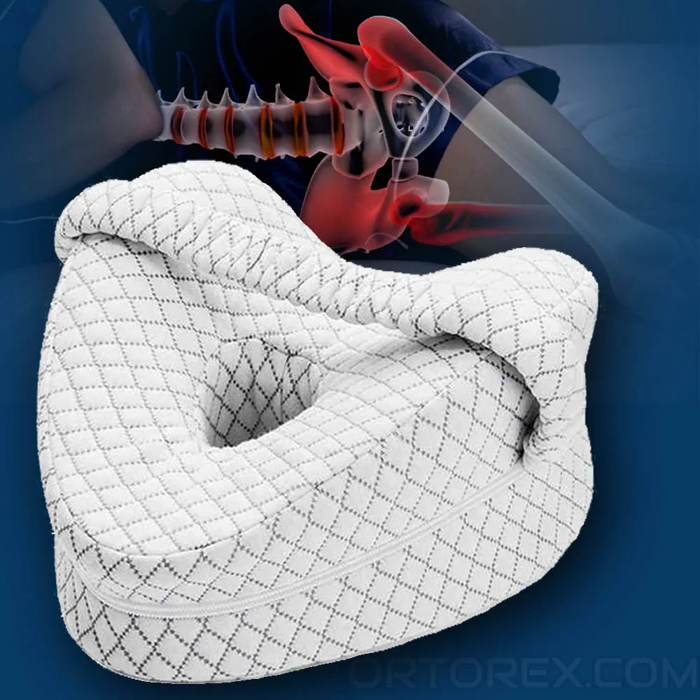ComfortPlus Orthopedic Knee Pillow – Perfect for Side Sleepers