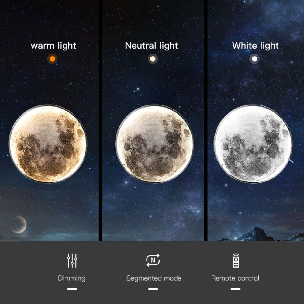 Luna 3D Ceiling Light – Magical Atmosphere and Warm Light