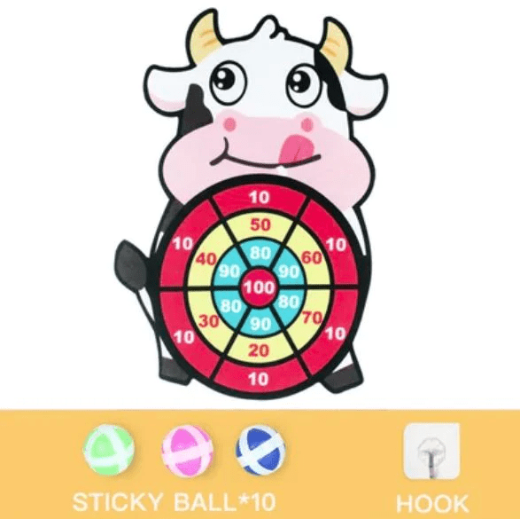 Animal Friends Sticky Dartboard - Safe Fun for Kids